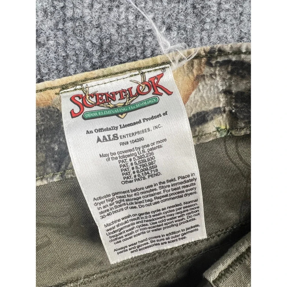 ScentLok Savane Mossy Oak Break Up Camo Hunting Cargo Pants Mens Brown 36x31